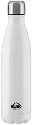 כלי בית פרמייר מימו מימו בקבוק בקבוק ואקום 350 מל, נירוסטה, לבן, 7 x 7 x 28 סמ