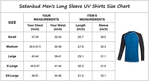 חולצות שחייה של שרוול ארוך לגברים Rashguard upf 50+ UV חולצת הגנה על שמש אימון אתלטי אימון טיול חולצת טריקו בגדי