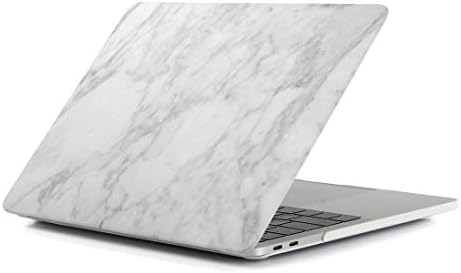 CAIFENG כיסוי טלפון מארז מרקם אפור לבן דפוס שיש מחשב נייד מדבקות מים מחשב מחשב מגן על MacBook Pro 15.4 אינץ 'A1990