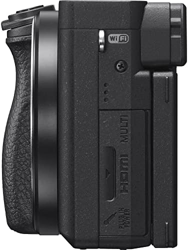 Sony A6400 מצלמה נטולת מראה + כרטיס 64GB + 2 x NPF-W50 סוללה + קורא כרטיס + אור LED + COREL Photo תוכנה