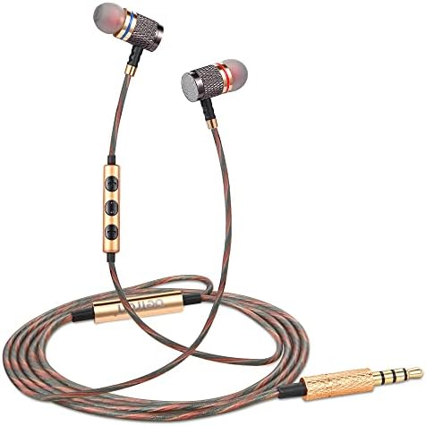 Betron YSM1000 באוזניות אוזניות אוזניות קוויות עם מיקרופון בקרת עוצמת נפח ניצני אוזן סטריאו עמוק מארז