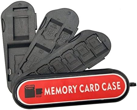 מארז כרטיס זיכרון,מחזיק כרטיס זיכרון מחזיק כרטיס זיכרון, מחזיק כרטיס מצלמה עם קרבינר מתאים פי 1,כרטיסי מיקרו