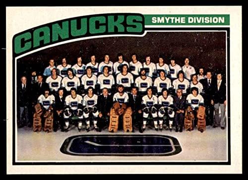 1976 O-PEE-CHEE NHL 148 צוות Canucks Vancouver Canucks NM Canucks
