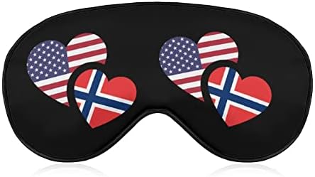 נורווגיה ארהב מסכת עיניים לדגל שינה בליל העיוורון עם כיסוי עיניים עם רצועה מתכווננת לגברים נשים נוסעות