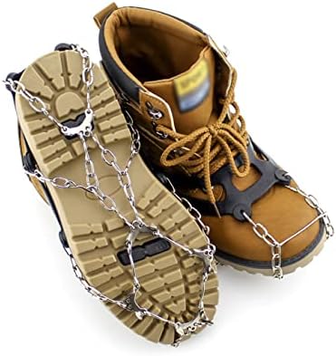 זוגות צודדים דוקרני טיולים רגליים לנעליים ספייק עפרות סתיו סוורי קרח לנעליים חתיכות נירוסטה חתיכות קרח