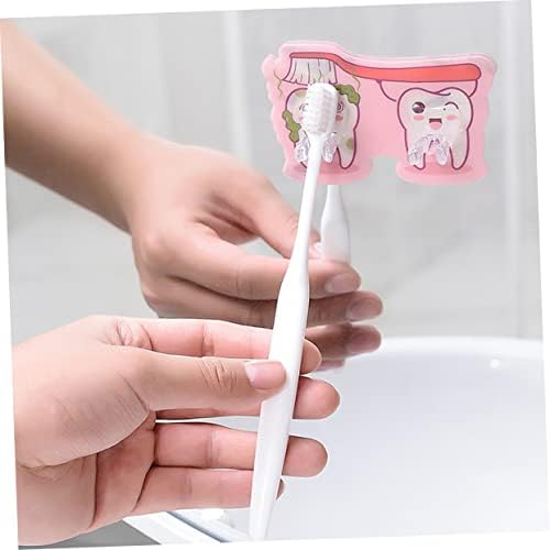 CABILOCK 4 יחידים תלויים מחזיק שיניים מחזיק שיניים מחזיקי שיניים קיר רכוב ילדים מברשת שיניים מברשת