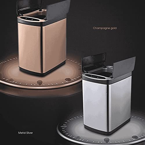 N/A זבל חכם ביתי יכול לפח אשפה אוטומטי עם פח אשפה של מכסה USB טעינה פח 20/30 ליטר המופעל על ידי סוללות