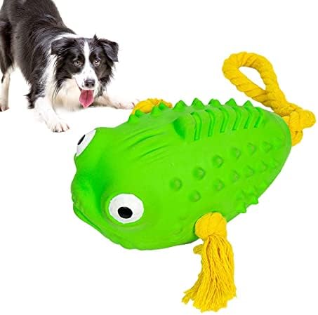 צעצועי לעיסה של כלבים לקיעת שיניים ， צעצועי כלב גמישים ומרגיעים צעצועים חריקים בקיעת שיניים