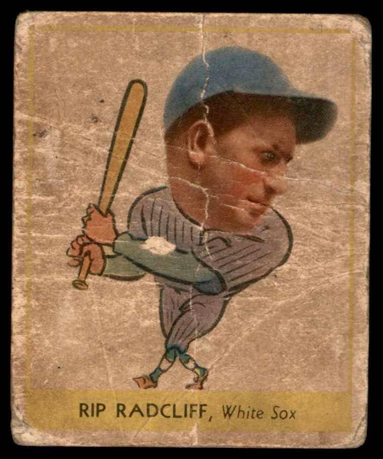 1938 גודי ראשי למעלה 261 / 285 RIP RADCLIFF CHICAGO WHITE SOX OUTUNTITITY WHITE SOX