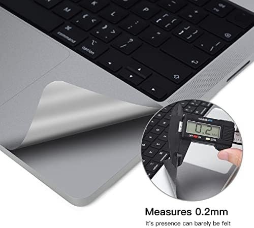 CaseBuy 2-in-1 MacBook Pro 16 אינץ 'בעור מנוחה דקלים, כיסוי מגן גודל מלא בגודל של 2023 2022 2021 MacBook Pro