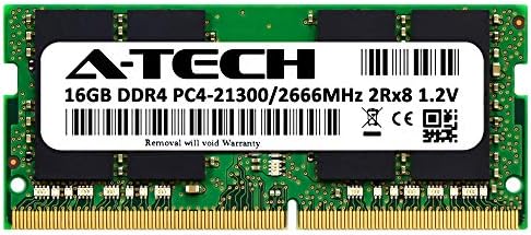 זיכרון זיכרון A-Tech 16GB עבור Dell Optiplex 7450 AIO-DDR4 2666MHz PC4-21300 NON ECC SO-DIMM 2RX8