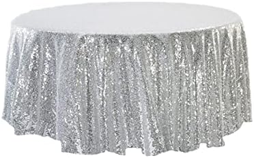 חם 6 שחור נצנצים מפת שולחן, גליטר מפת שולחן למסיבה אירוע חתונה מסיבת יום הולדת פסטיבל טקס עוגת