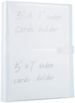 5 * 7 מפתח כרטיסי מחזיק ברור פלסטיק ארגונית גיליונות ספר קלסר 40 דף להחזיק 160 כרטיסים