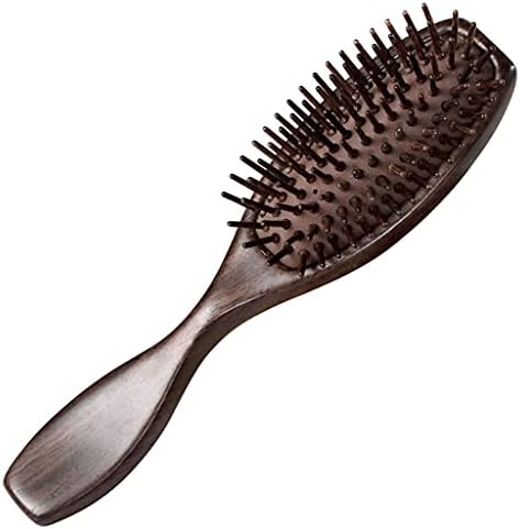 מסרק Gretd מסרק שיער מסרק שיער אנטי -סטטי מעץ, כרית כרית אוויר נוחה ， נהדר על שיער רטוב או יבש