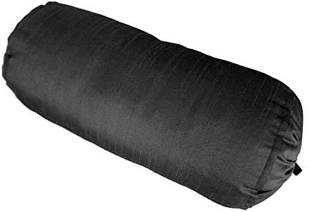 ציפית חזה ארוכה שחורה - עיסוי יוגה עגול חיזוק עגול לכיסוי ספה מיטה כיסא ספה פוליאסטר 10 קוטר x