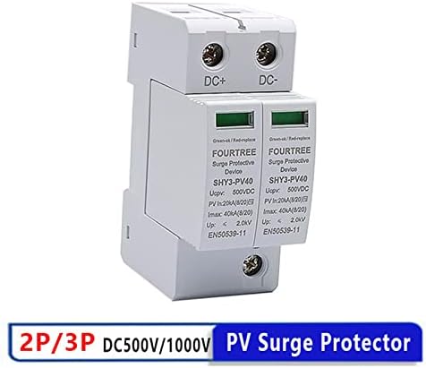 PURYN PV Surge Surge Protector 2P 500VDC 3P 1000VDC ARRESTER DEVICE SPD מתג בית מתג סולארי מערכת סילר