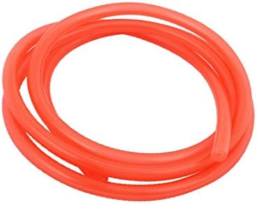 X-DREE 1M אדום PVC סיליקון רך דרך יחידה אנטי-אייג'ינג אנטי-אייג'ין אביזרים D5.2X2.5X1000 ממ (1M אדום PVC