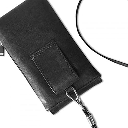 ארנק טלפון של Coate D'Ivoire מאפר טלפון ארנק תלייה כיס נייד כיס שחור