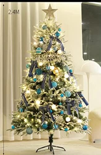 Weyue חג המולד שמפניה זהב PE נוהר ארז עץ חג המולד שמיים כחולים אריזה ביתית קישוטי קניון קישוטי