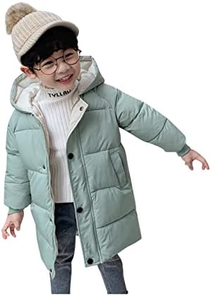 פעוטות לילדים ילדים בנות סוודר מעיל חורף כפתור עבה חם עם מעיל אטום רוח עמיד לרוח חוצה מעילי ז'קט