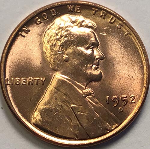 1952 D Lincoln Cent Cent Penny מוכר