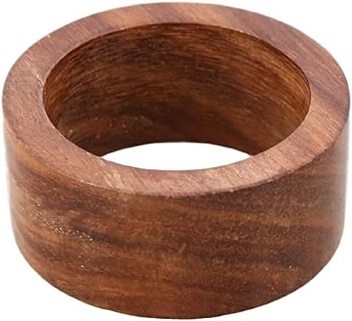 סט טבעת מפית עץ בעבודת יד UNI_CRAFT