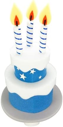 קצף מסיבת כובעי מצחיק גברים ונשים יום הולדת עוגת מסיבת כובע, למבוגרים גודל, כחול