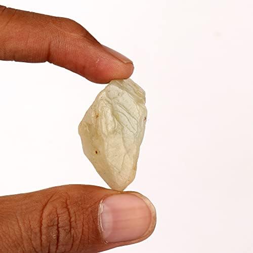 Gemhub 100.7 סמק אבן ירח טבעית גולמית אבן חן גסה, קריסטל לריפוי, תכשיטים מייצרים אבני חן רופפות