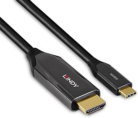 Lindy 1M USB סוג C ל- HDMI 8K60 כבל מתאם