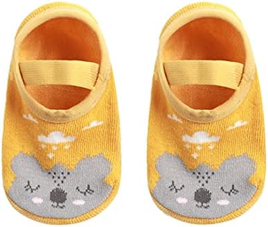 פעוטות תינוקות גרביים גרביים לחניקה חמודות גרבי רצפה חמודות 0 עד 3 נעלי נסיכה פעוטות לבנים ולבנות