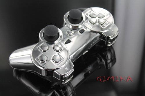 Chrome PS3 Controller Control Cod Ghosts, Black Ops 2 QuickScope, ריצוד, ירייה ירידה, Auto AIM: PlayStation