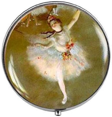 בלרינה אמנות-קסם רקדנית גלולת תיבת-בלרינה גלולת תיבת - זכוכית סוכריות תיבה