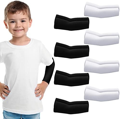 8 זוגות זרוע שרוולים לילדים ילד פעוטות הגנה קירור זרוע שרוולי קירור שרוולים כדי כיסוי זרועות
