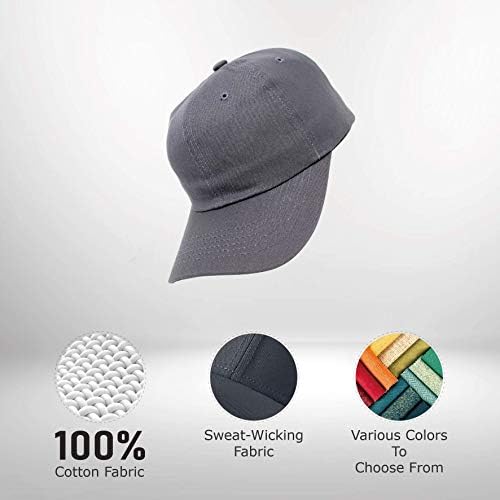 Waycap סיטונאי 12 חבילות כובע בייסבול גודל מתכוונן גודל ריק כל הכותנה בצבע אחיד כובע אבא
