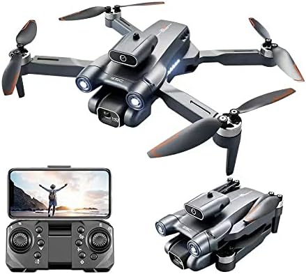 Drone Afeboo עם מצלמת HD 1080p למבוגרים, שלט רחוק מתקפל Quadcopter wifi fpv וידאו חי, אחיזת גובה, מצב ללא ראש,