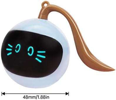 SXNBH צעצוע אוטומטי חתול אינטראקטיבי כדור חשמלי חכם USB USB נטען