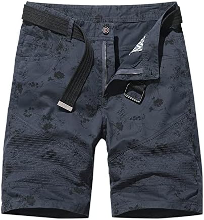 מכנסי עבודה של מיאשוי גינון מכנסיים זכר מזדמנים רב -הדפסים ישרים סרבלים חיצוניים מכנסיים מכנסיים קצרים גרב