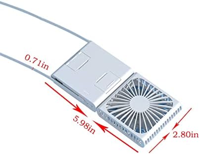 Yiisu wysp16 מאוורר נייד מיני מאוורר קטן מאוורר נטען 3 מהירות רוח מהירות USB מאוורר אישי לקמפינג נסיעות