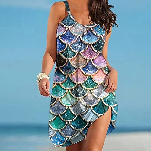 שמלות fqzwong לנשים 2023 קיץ מזדמן חוף נופש זורם זורם שמורות סקסיות טרנדיות יוצאת ללבוש נופש