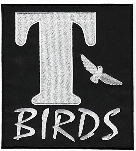 טלאי T-Birds XL ברזל רקום על גלאי ז'קט תחפושות גריז
