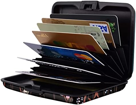 מיני אשראי כרטיס מחזיק עבור נשים או גברים, חסימת דק קשה כרטיס מקרה מזהה מקרה נסיעות ארנק