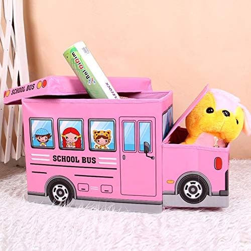 ANNCUS בגודל גדול ילדים צעצועים ארגז אחסון קופסת רכב סטיילינג ניתן לקפל קופסת אחסון מצוירת מתנה לילדים