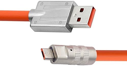 Chenyang USB A ל- USB C כבל, USB סוג C זכר להקליד נוזל זכר סיליקון אולטרה רך 120 וולט טעינה מהירה מטען