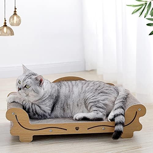 חתול מחמד גרדן ספה, מגרד לוח אינטראקטיבי צעצוע, טרקלין שריטה כרית ספה מיטת ריהוט מגן, 69 סמ 27 סמ