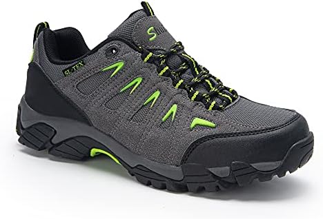 נעלי טיול אטומות למים של Shulook לגברים קלות אנטי חליק מגפי קרסול חיצוניים נעליים לטיול טיול נושם נעל