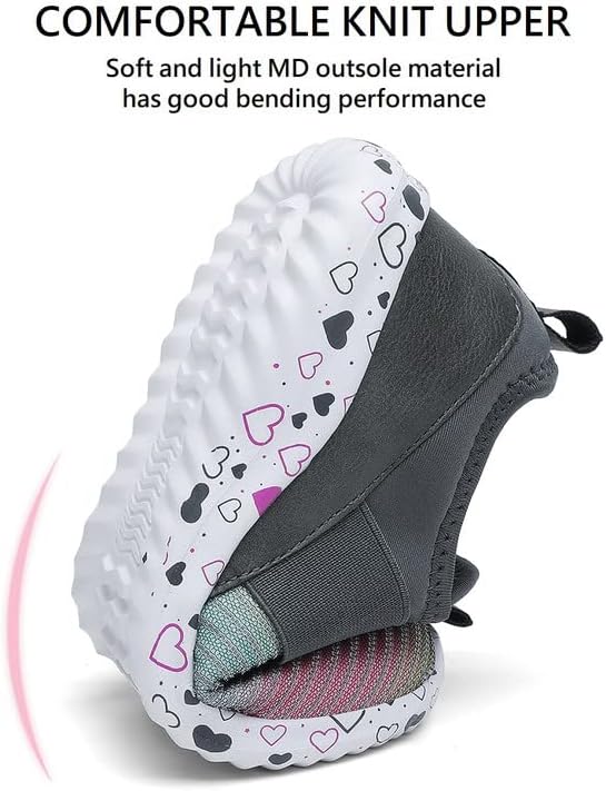 GEERX CARA בנות מחליקות על נעלי ספורט אתלטיות משקל קל ספורט נוח נוח הליכה בהליכה נעל טניס