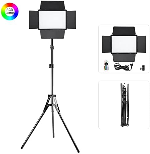 ZLXDP RGB LED וידאו צילום אור 0-360 ° בצבע מלא מילוי תאורה לוח מנורת CRI95+ 3000-6500K לצילום