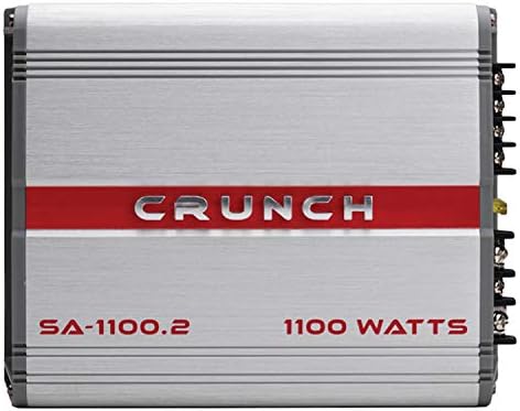 Crunch SA-1100.2 סדרת Smash 1,100 וואט 2-ערוצים Class AB AMP