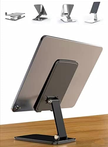 מחזיק טלפון נייד של Ladumu עשוי סוגר פלדה קל לעמוד טלפון נשיאה לשולחן העבודה לשולחן קל למתנות מתכווננות