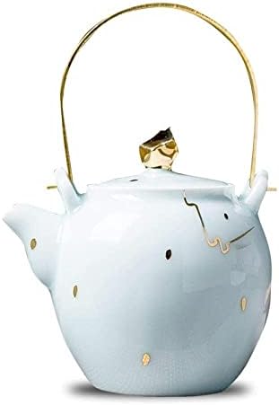 קומקום Taepot Ceramic Ceramic Seated Tea Gold Set Teapot Teapot Sone Coemote Taepot